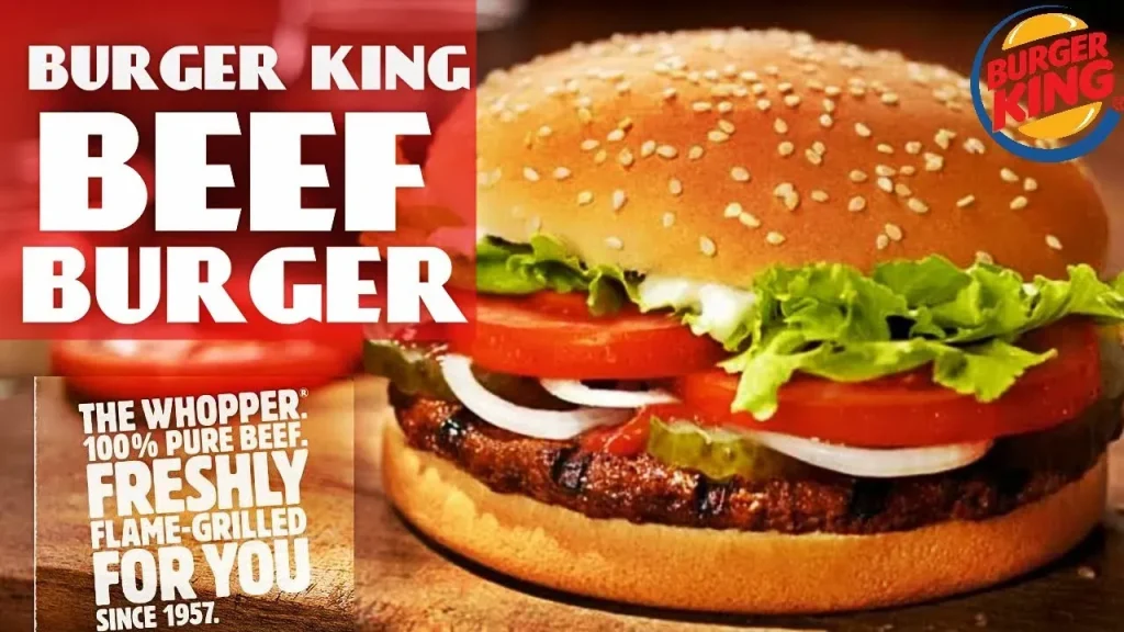 Burger King Beef Burger speisekarte