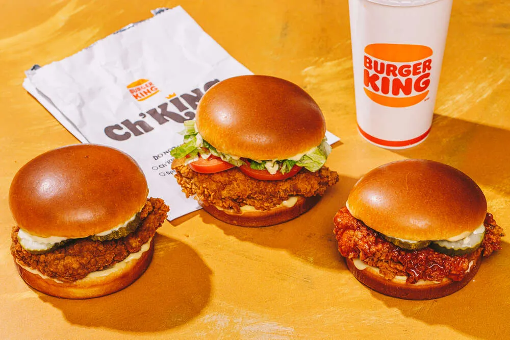 Burger King Chicken Burgers
