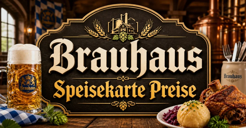 Brauhaus Speisekarte