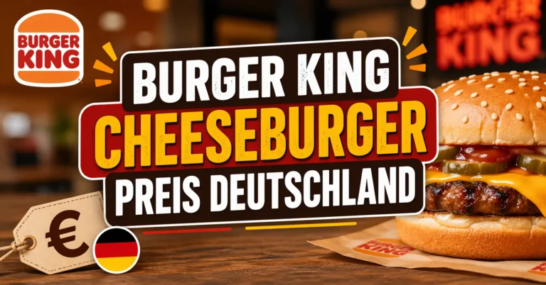 Burger King Cheeseburger Preis Deutschland