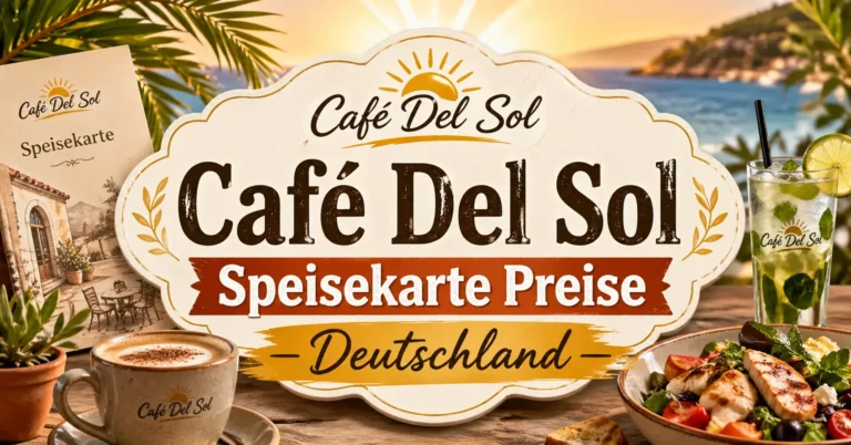 Café Del Sol Speisekarte Preise