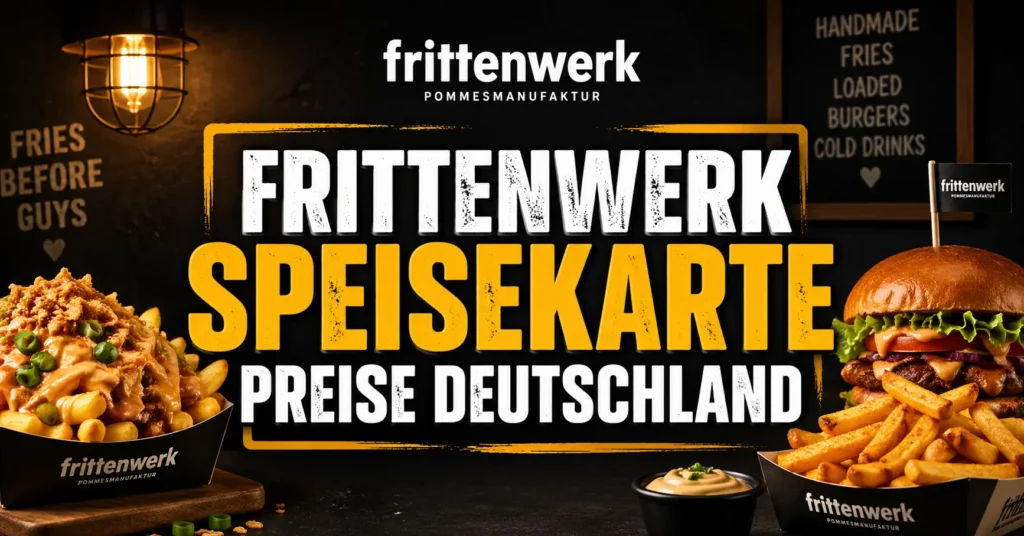 Frittenwerk Speisekarte