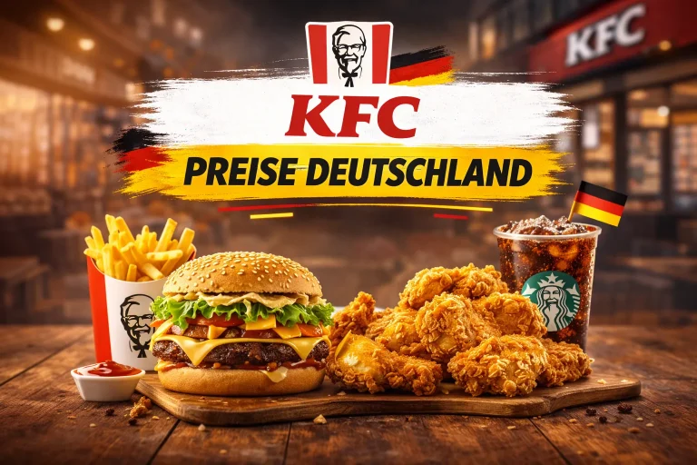 KFC Speisekarte Preise