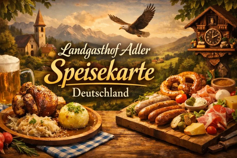 Landgasthof Adler Speisekarte Deutschland