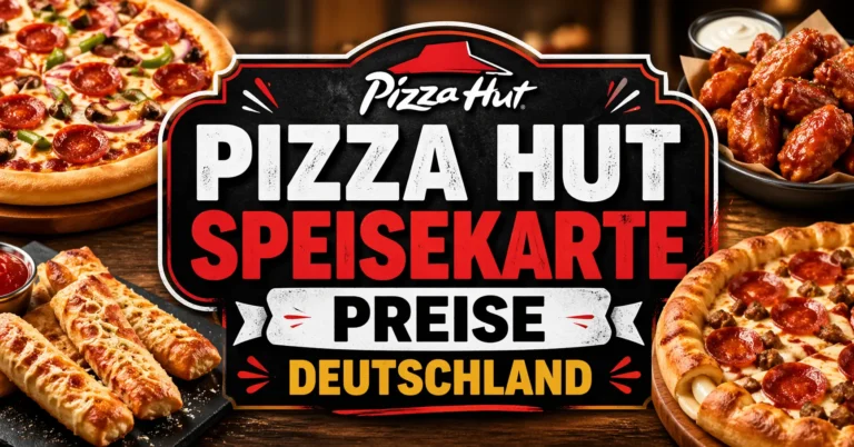 Pizza Hut Speisekarte Deutschland