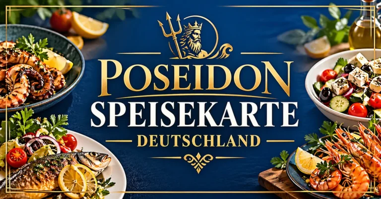 Poseidon Speisekarte Deutschland