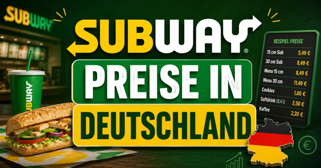 Subway Preise in Deutschland