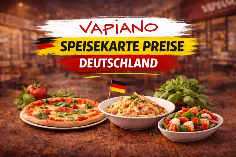 Vapiano Speisekarte Preise Deutschland