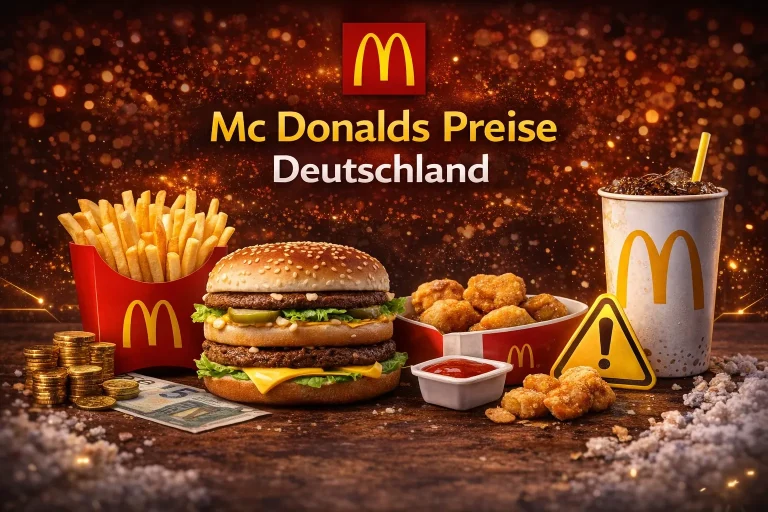 Mc Donalds Preise - 2026 Aktuelle Preisliste